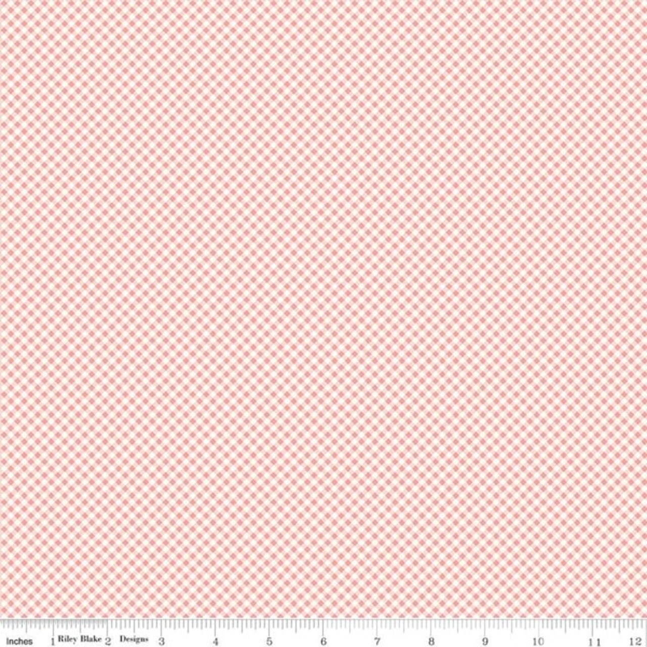 Kassidy in Coral (c12557-coral) | Bee Ginghams | Lori Holt | Riley Blake